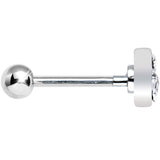 18G Clear Gem New Year Bow Tie Cartilage Tragus Earring