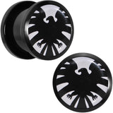 1/2 Licensed Hawkeye Logo Acrylic Screw Fit Plugs Set