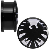 7/8 Licensed Hawkeye Logo Acrylic Screw Fit Plugs Set