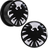 7/8 Licensed Hawkeye Logo Acrylic Screw Fit Plugs Set