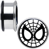 3/4 Licensed Spider-Man Single Flare Steel Tunnel Plugs Set