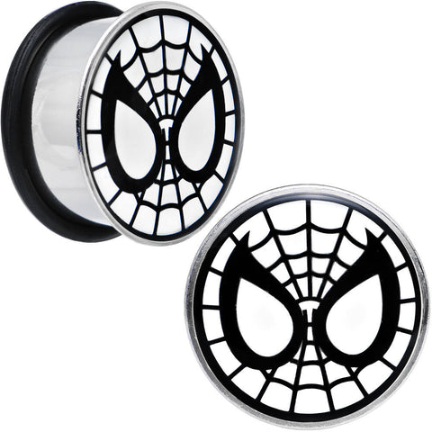 3/4 Licensed Spider-Man Single Flare Steel Tunnel Plugs Set