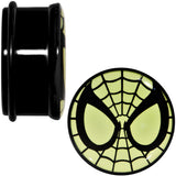 7/8 Licensed Spider-Man Glow in the Dark Screw Fit Plugs Set
