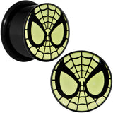 9/16 Licensed Spider-Man Glow in the Dark Screw Fit Plugs Set