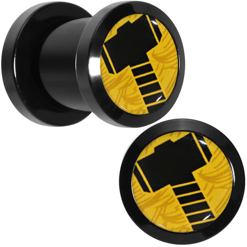 0G Licensed Hammer of Thor Acrylic Screw Fit Plugs Set