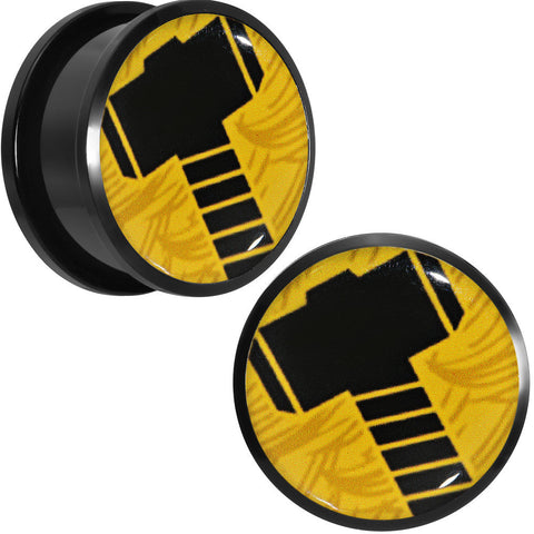 7/8 Licensed Hammer of Thor Acrylic Screw Fit Plugs Set