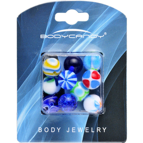 5mm Got the Blues Acrylic Replacement Ball Bonus Back