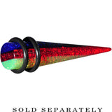 00G Green Red Blue Acrylic Vibrant Glitter Taper