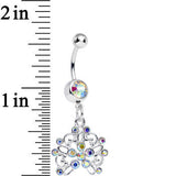 Aurora Gem Sparkling Lisbon Lace Dangle Belly Ring