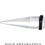 9/16 Clear White Acrylic Wish on a Star Taper