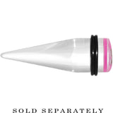 5/8 Clear Pink Acrylic Wish on a Star Taper