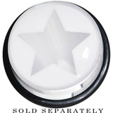 18mm Clear White Acrylic Wish on a Star Taper