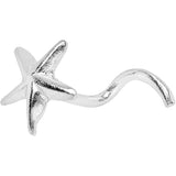22G 925 Sterling Silver Ocean Starfish Nose Screw