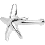 22G 925 Sterling Silver Ocean Starfish Nose Bone