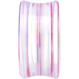 28mm Acrylic Pink Multicolored Flower Power Saddle Plug