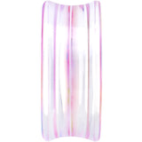 32mm Acrylic Pink Multicolored Flower Power Saddle Plug