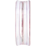 44mm Acrylic Pink Grandma's Wallpaper Flowered Saddle Plug