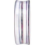 44mm Acrylic Black Multicolored Old Fashioned Flowers Saddle Plug