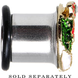 0G Festive Wreath Christmas Single Flare Plug