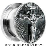 1/2 Stainless Steel Jesus on the Cross Screw Fit Plug