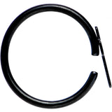 20G 5/16 Black IP Divine Cross Nose Hoop