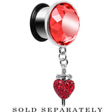 9/16 Red Gem Sword and Paved Heart Steel Plug