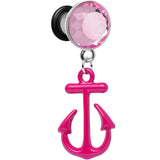 4G Pink Dangling Anchor Steel Plug