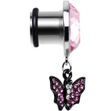 00G Pink Gem Night Belongs to the Bat Steel Plug