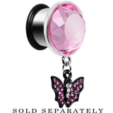 9/16 Pink Gem Night Belongs to the Bat Steel Plug