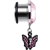 9/16 Pink Gem Night Belongs to the Bat Steel Plug