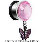 5/8 Pink Gem Night Belongs to the Bat Steel Plug