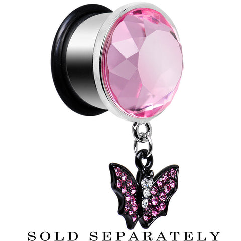 5/8 Pink Gem Night Belongs to the Bat Steel Plug