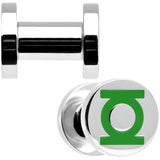 4G Stainless Steel Licensed Green Lantern Screw Fit Plug Set