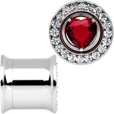 7/16 Red Heart Steel Double Flare Internally Threaded Plug Set