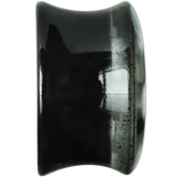 5/8 Black Acrylic White Mustache Saddle Plug
