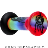 8G Rainbow Acrylic Groovy Dreamcatcher Single Flare Plug