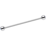 Aurora Double Gem Stainless Steel Industrial Barbell 38mm