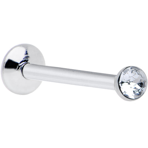 20G 5/16 Handmade Labret Created with Crystals 1.75mm