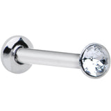 18G 5/16 Handmade Labret Created with Crystals 2.5mm