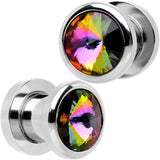 2G Stainless Steel Vitrail Medium Screw Fit Plug Set