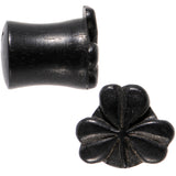 0G Organic Arang Wood Shamrock Single Flare Plug Set