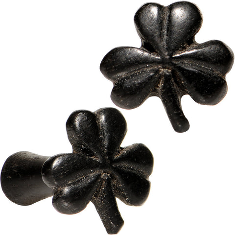 8G Dark Organic Arang Wood Shamrock Saddle Plug Set