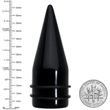 24mm Black Acrylic Straight Taper Set