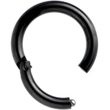 14G 5/16 Black Anodized Hinged Segment Ring