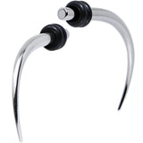 10G Stainless Steel Claw of Keres Curved Taper Set