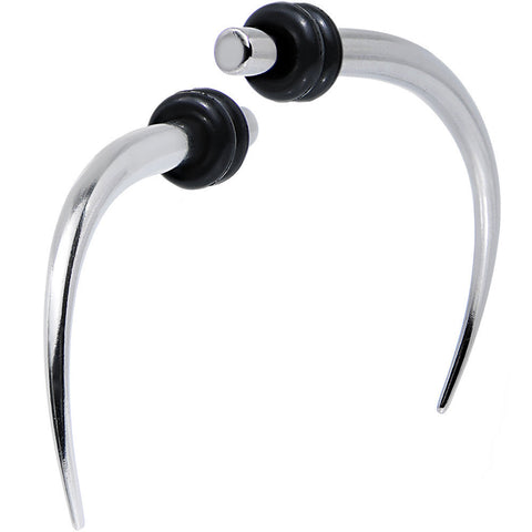 10G Stainless Steel Claw of Keres Curved Taper Set