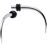 10G Stainless Steel Claw of Keres Curved Taper Set