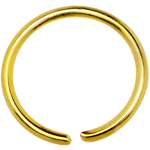 20G 5/16 Gold IP Annealed Steel Seamless Circular Ring