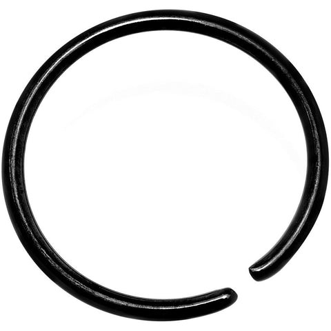 20G 3/8 Black Anodized Annealed Steel Seamless Circular Ring