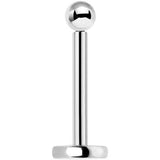 18G 5/16 2mm Steel Ball Internally Threaded Labret Monroe Tragus